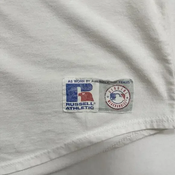 Vintage Russell Athletic Atlanta Braves Size M Baseball Jersey Retro 90s Iconic - Picture 7 of 9